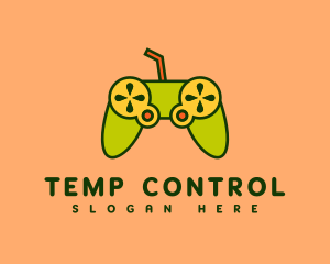 Citrus Juice Game Controller logo design