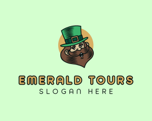 Ireland - Happy Irish Leprechaun logo design