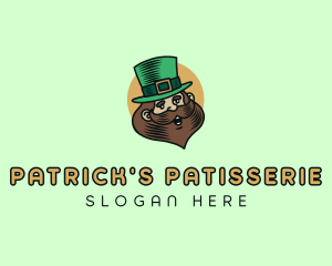 Happy Irish Leprechaun  logo design