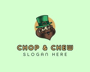 Costume Designer - Happy Irish Leprechaun logo design