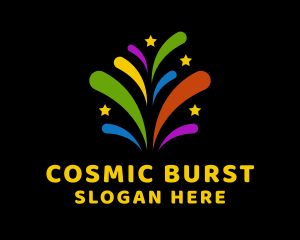 Starburst - Festive Fireworks Display logo design