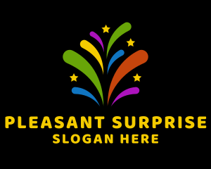 Surprise - Festive Fireworks Display logo design