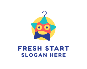 Youngster - Star Laundry Hanger logo design