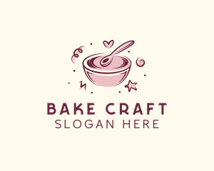 Mixing Bowl Pastry Baking logo design