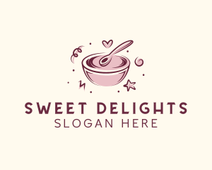 Mixing Bowl Pastry Baking logo design