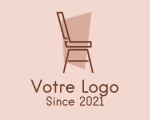 Upholsterer - Minimalist Chair Design logo design