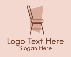 Minimalist Chair Design Logo