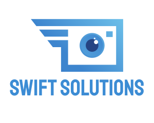 Swift - Blue Fast Camera logo design