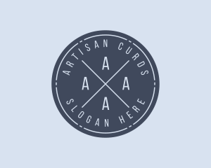 Hipster Business Shop logo design