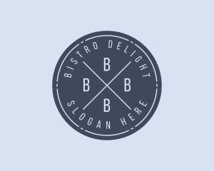 Hipster Business Shop logo design