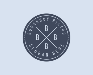 Hipster Business Shop logo design