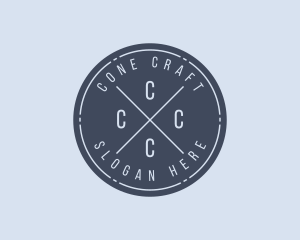 Hipster Business Shop logo design