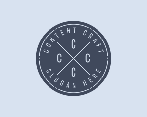 Hipster Business Shop logo design