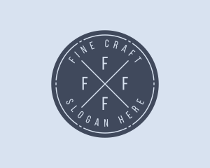 Hipster Business Shop logo design