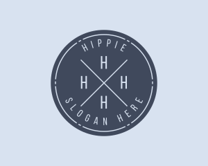 Hipster Business Shop logo design