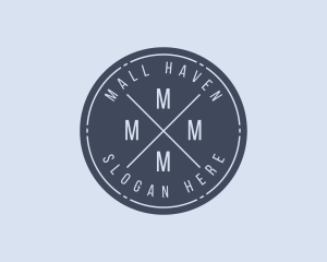 Hipster Business Shop logo design