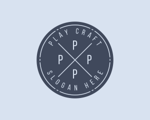 Hipster Business Shop logo design