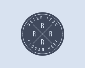 Hipster Business Shop logo design