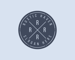 Hipster Business Shop logo design