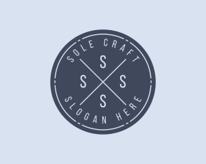 Hipster Business Shop logo design