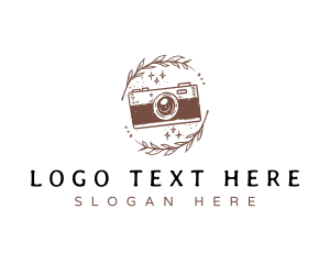 Leaf - Photography Camera Studio logo design