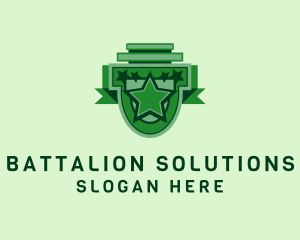 Battalion - Army Star Rank logo design