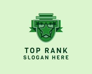 Army Star Rank logo design