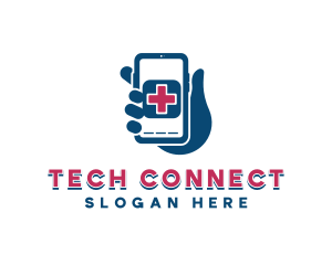 Cellphone - Medical Phone Emergency logo design