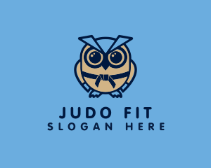 Judo - Karate Bird Owl logo design