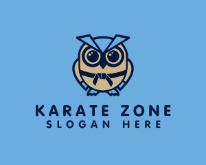 Karate - Karate Bird Owl logo design