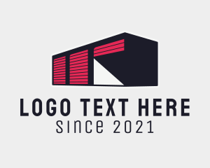 Stockroom - Warehouse Storage Garage logo design