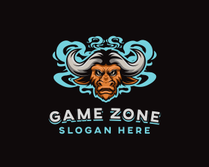 Smoke Bison Gaming logo design