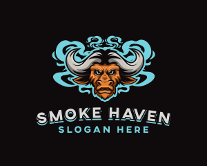 Smoke Bison Gaming logo design