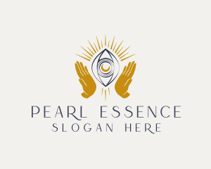 Pearl - Mystic Hands Eye Pearl logo design