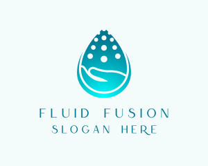 Hand Liquid Cleaner logo design