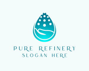 Hand Liquid Cleaner logo design