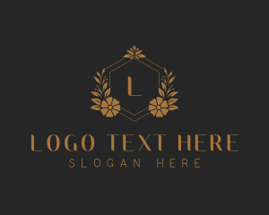 Hexagon - Flower Beauty Boutique logo design