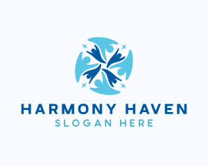 Harmony - People Support Group logo design