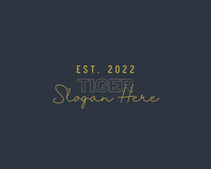 Boutique Elegant Signature Logo