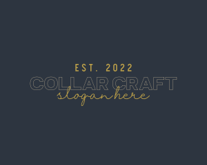 Boutique Elegant Signature logo design