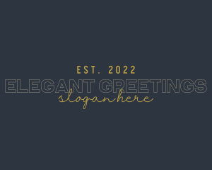 Boutique Elegant Signature logo design