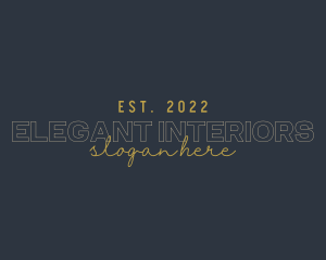 Boutique Elegant Signature logo design