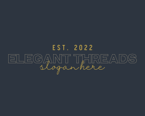 Boutique Elegant Signature logo design