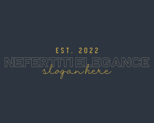 Boutique Elegant Signature logo design