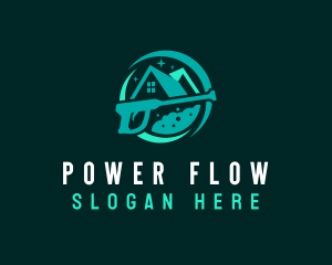 Power Washing Bubbles logo design