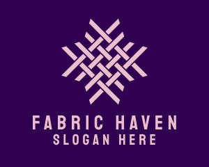 Textile - Rattan Textile Pattern logo design