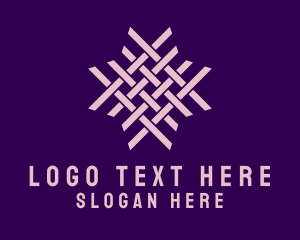 Texture - Rattan Textile Pattern logo design