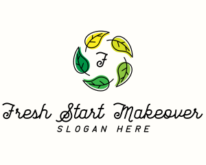 Organic Leaf Wellness logo design