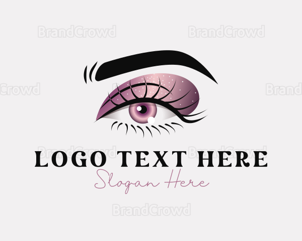 Shimmery Eye Makeup Logo