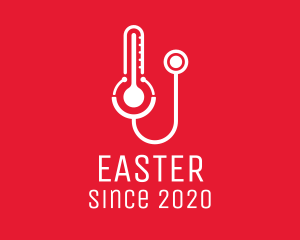 Medical Center - Temperature Check Up logo design